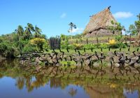 Arquitetura local casa tradicional Ilhas Fiji