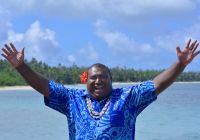 Bula! Fijiano saudando os visitantes
