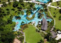 Como laucala island pool bar aerial view