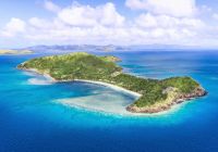 Vista aérea ilha Yaukuve Levu, Kokomo Private Island Resort 