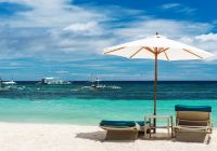 Praia Alona, na ilha de Panglao em Bohol