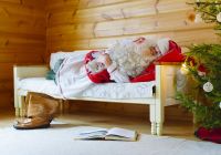 Finlandia papai noel cama