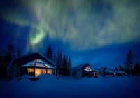 Finlandia rovaniemi santas hotels igloos arctic aurora boreal