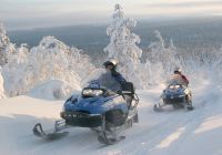 Finlandia saariselka snowmobile