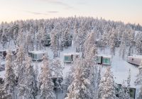 Vista aérea do hotel Arctic TreeHouse Hotel
