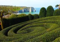 Franca etretat jardim praia