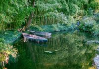 Franca giverny jardim de monet lake boat