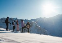 Franca val disere raquete de neve grupo