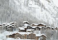 Franca val disere vila sob neve