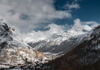 Franca val disere vista do vale