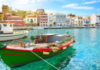 Barco em Creta - Grécia.