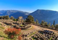 Templo de Atena Pronaia - Antiga Delphi.