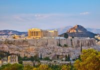 Vista do Parthenon - Atenas, Grécia.