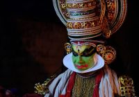 A tradicional dança Kathakali