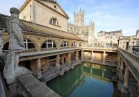 Bath antigos banhos romanos inglaterra