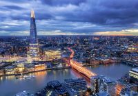 Reinounido inglaterra londres rio tamisa shard aerea