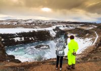 Atração turística Cachoeira Gullfoss, Islândia
