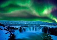 Cachoeira godafoss islandia
