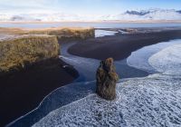 Praia Negra Vik islandia