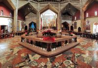 Interior da Basílica da Anunciação - Nazaré, Israel.