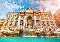 Famosa fonte de trevi roma
