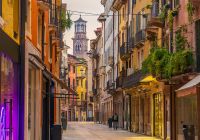 Verona italia downtown