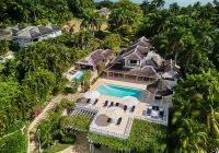Jamaica round hill hotel and villas vista aerea propriedade