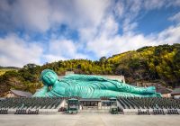Buda templo nanzoin em fukuoka japan