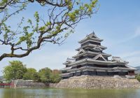 Castelo de matsumoto nagano jap o