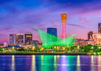 Japan kobe skyline