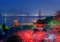 Miyajima island hiroshima japan