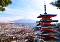 Pagoda, Monte Fuji, Pacote Japão