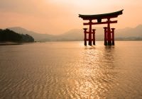 Ponto turístico: Santuáio Miyajima Torii, Hiroshima, Japão