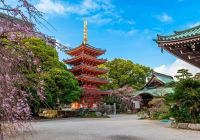 Tochoji shingon temple in hakata fukuoka japan