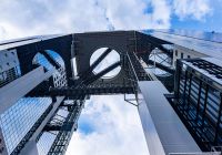Umeda sky building osaka vista de baixo