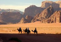 Atividades Jordânia passeios camelo, Deserto Wadi Rum