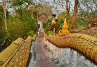 Ponto turístico Monte Phousi, Luang Prabang, Laos turismo