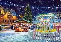 Mercado de natal riga letonia