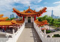 Malasia kuala lumpur thean hou temple