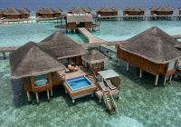 Huvafen fushi lagoon bungalow with pool