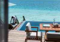 Huvafen fushi ocean with pool varanda