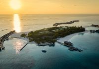 Aerial you and me maldives