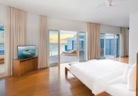 Amilla maldives lagoon water pool villa vista deck