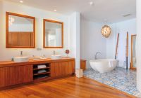 Amilla maldives reef water pool villa banheiro