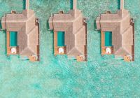 Anantara kihavah maldives villas overwater pool villas vista aerea
