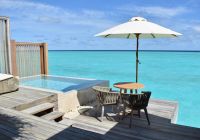 Baglioni maldives deck pool water villa