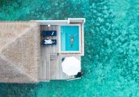 Baglioni maldives vista aerea pool water villa