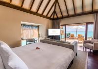 Conrad maldives quarto sunset water villa with pool
