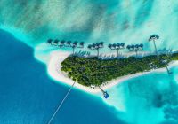 Conrad maldives rangali water villa vista aerea