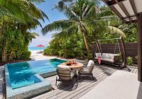 Deluxe beach pool villa niyama private island b